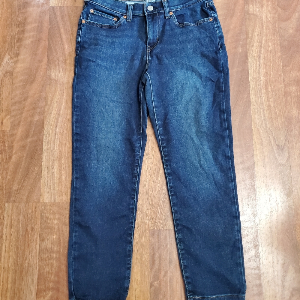 Levi's Blue Boyfriend Jeans 29/30 waist - Picture 10 of 11